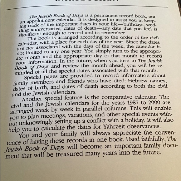 NEW Jewish Book of Days - Picture 2 of 3
